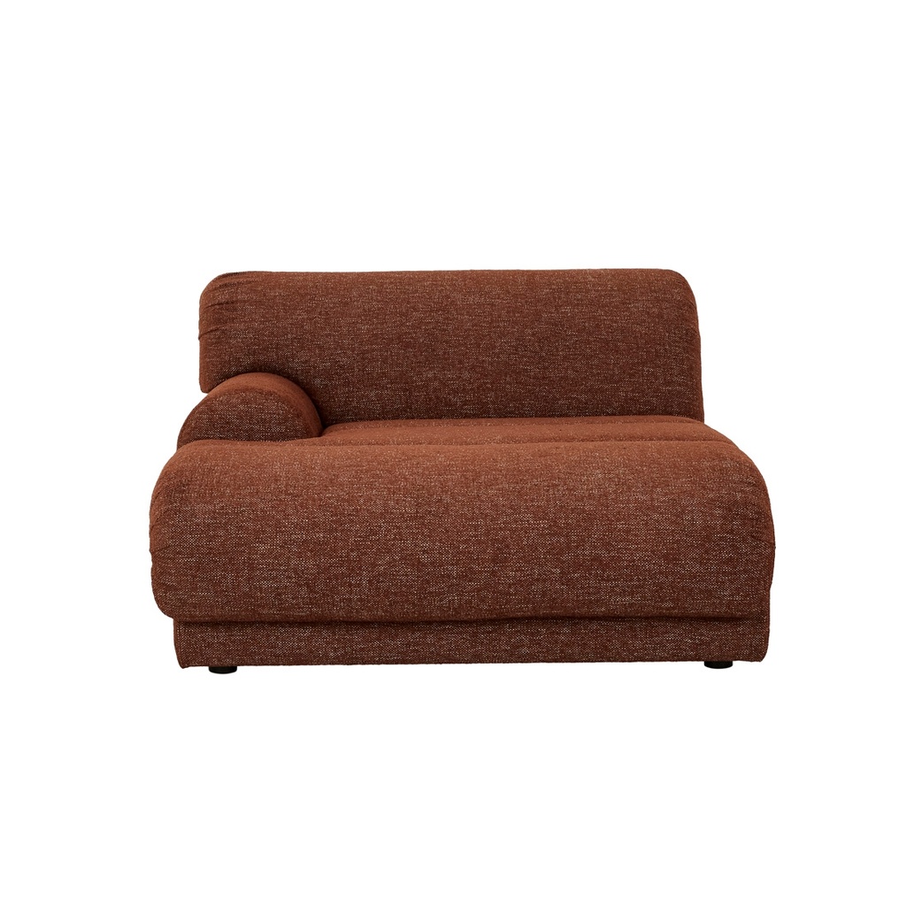 [JUNO-SIERRA-LEFT-CHAISE-SOFA-ROSEWOOD-SOF-JUN-SIER-LFT-CHS-RSWD] Juno Sierra Left Chaise Sofa - Rosewood