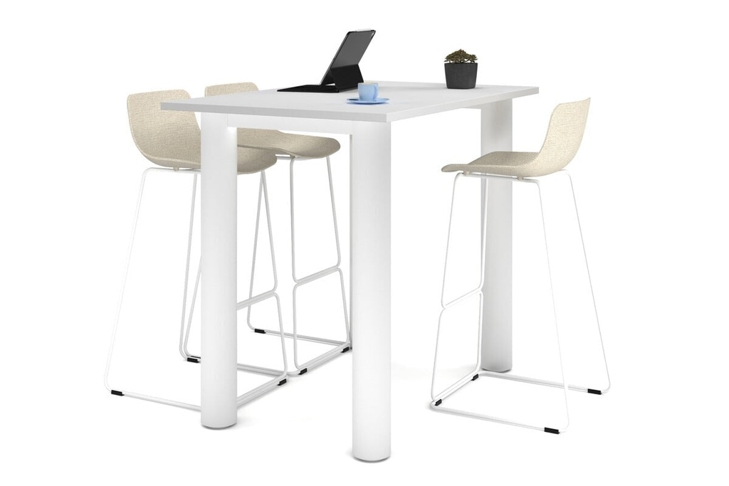 Quadro Cylinder Legs Counter Table  [1400L x 800W]
