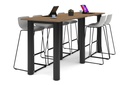 Quadro Cylinder Legs Large Counter Table [3200L x 800W]
