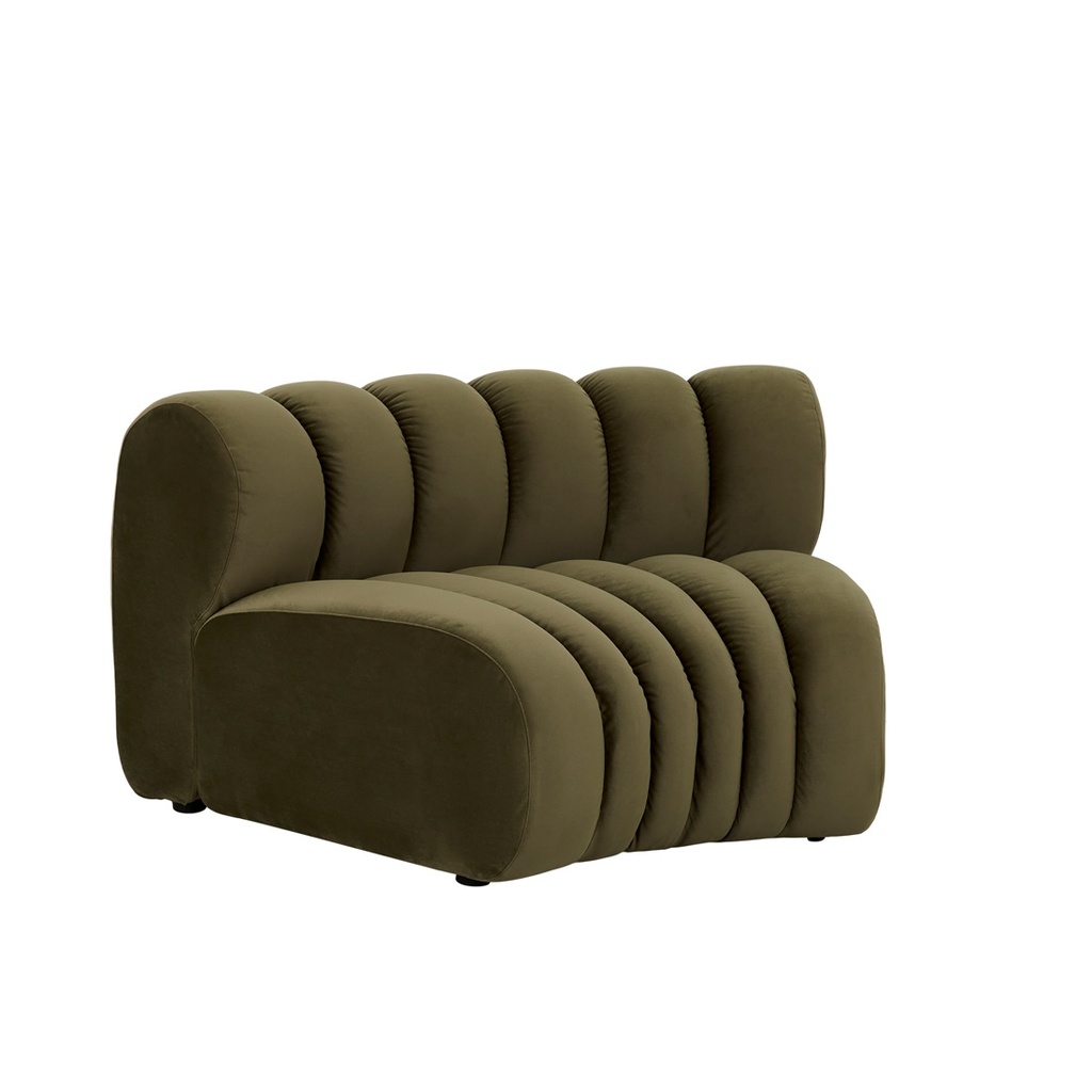[JUNO-ZIGGY-ROUND-CORNER-SOFA-LODEN-SOF-JUN-ZIG-CNR-RD-LODN] Juno Ziggy Round Corner Sofa - Loden