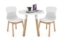 Quadro Wood Legs Round Table [700 mm]