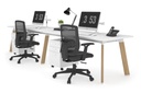 Switch - 2 Person Office Workstation Run [1600L x 800W with Cable Scallop]