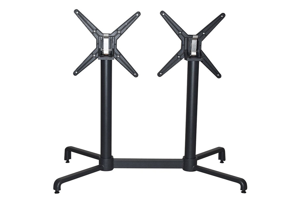 EZ Hospitality Nara Folding Twin Table Base - Rectangle [1000L x 600W]