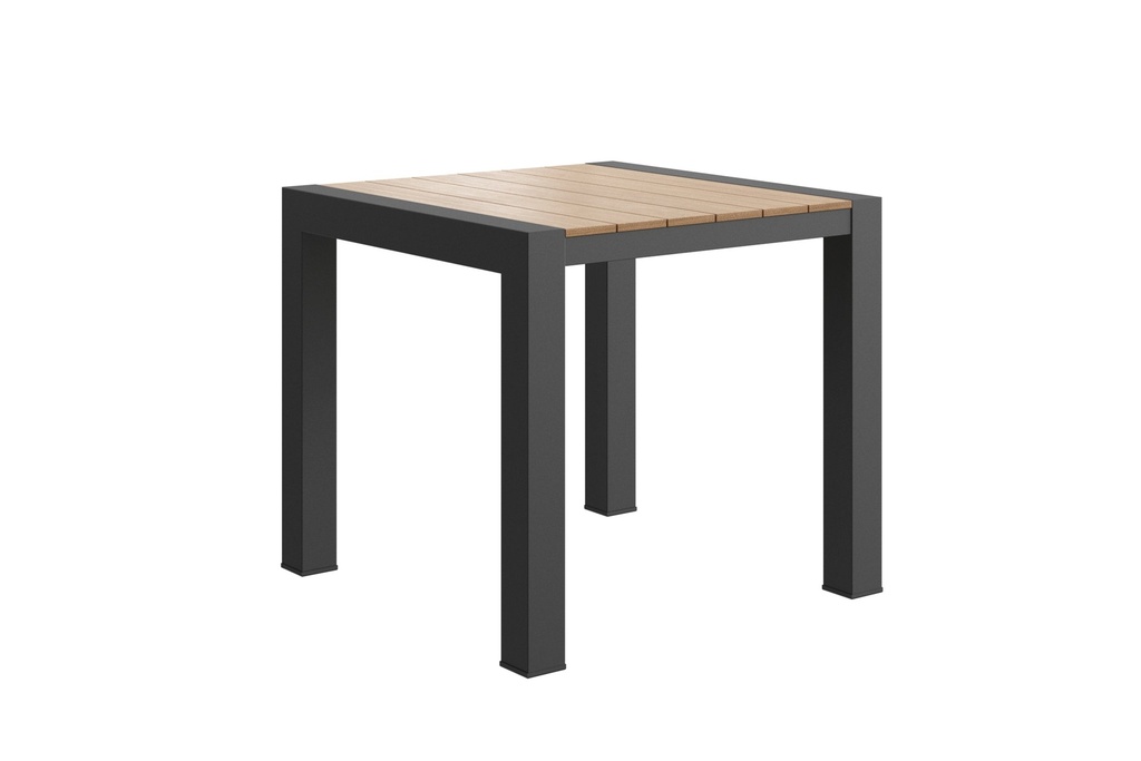 [ODT8484-EO-BK|451()] Sonic Riva Outdoor Square Table