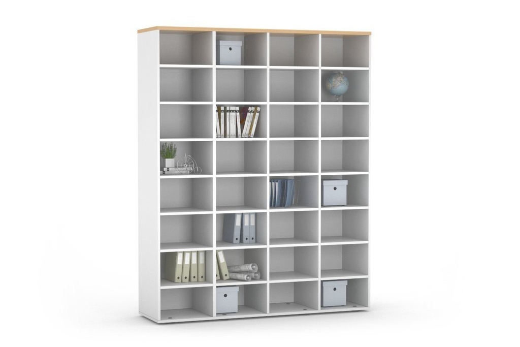 [OPH44PT|2145()] Open Pigeon Hole Storage Unit 4 Tier 4 Across