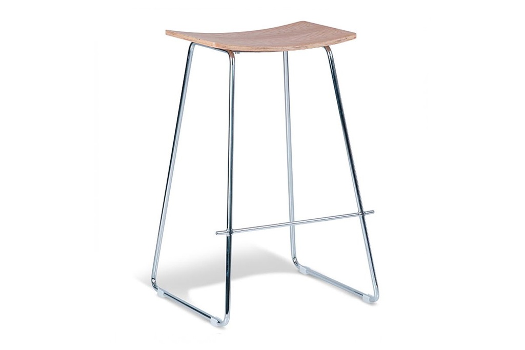 [POR680.01-NAT|205()] MS Hospitality Pronto Bar Stool - 700mm Seat Height