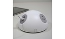 Desk / Workstation Power Dome White Pluto