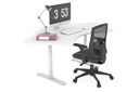 Flexi Premium Sit Stand Single Person 120 Degree Workstation