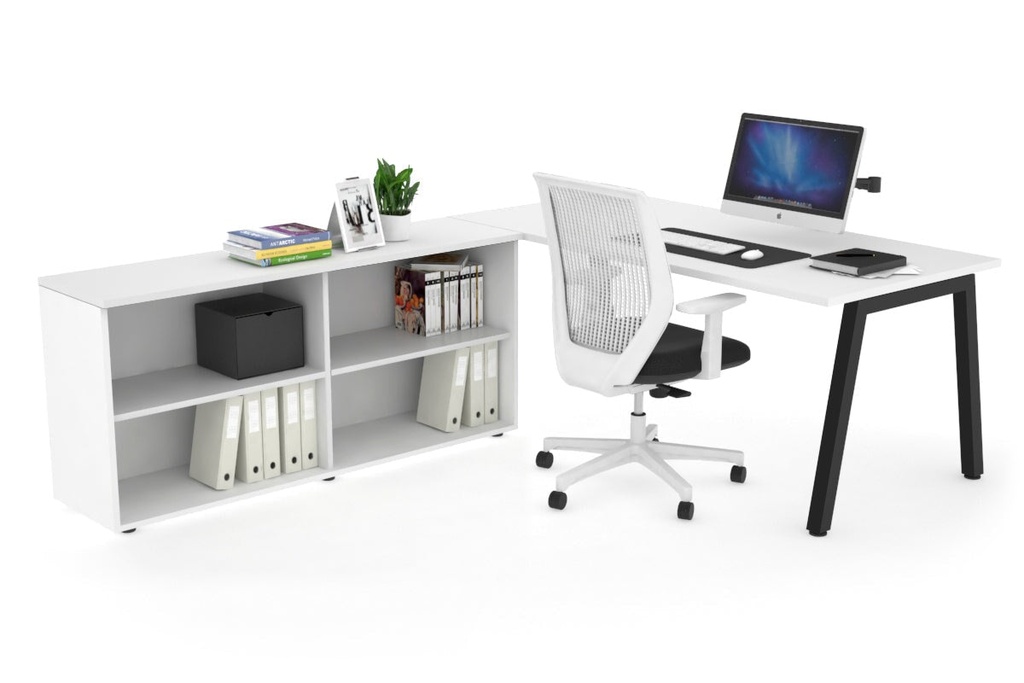 Quadro A Executive Setting - Black Frame [1800L x 700W]