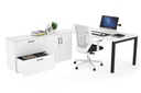 Quadro Square Executive Setting - Black Frame [1600L x 700W]