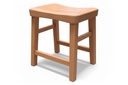 Raw Bar Natural Wood Stool