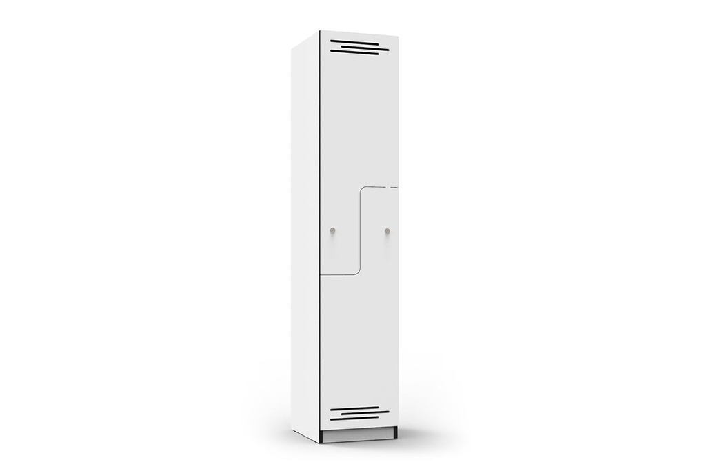 [SDWRML-380-2NW,NONE|544,0()] Sonic Step Door Melamine Locker
