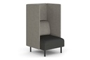 Sona Modular Privacy Sofa Single Seater Lounge - High Back with Sides