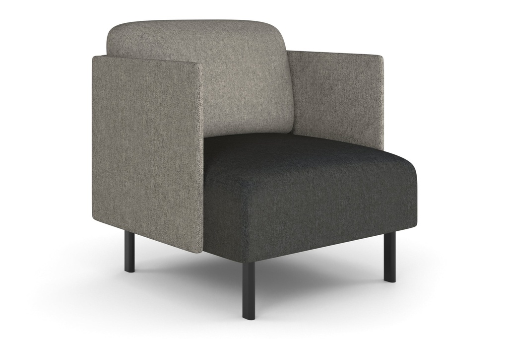 Sona Modular Sofa Single Seater Lounge - Low Back with Sides