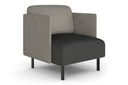 Sona Modular Sofa Single Seater Lounge - Low Back with Sides
