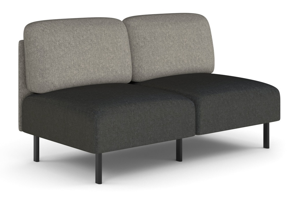 [SONA-2L-LG|1335()] Sona Modular Sofa Double Seater Lounge - Low Back