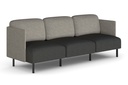 Sona Modular Sofa Triple Seater Lounge - Low Back with Sides