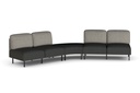 Sona Modular Sofa 5 Seater Angle Lounge - Low Back