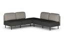 Sona Modular Sofa 5 Seater Corner Lounge - Low Back