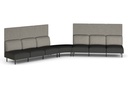 Sona Modular Privacy Sofa 7 Seater Angle Lounge - High Back