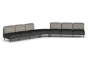 Sona Modular Sofa 7 Seater Angle Lounge - Low Back