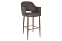 EZ Hospitality Avalon Stool Light oak with Arms - 750mm Seat Height