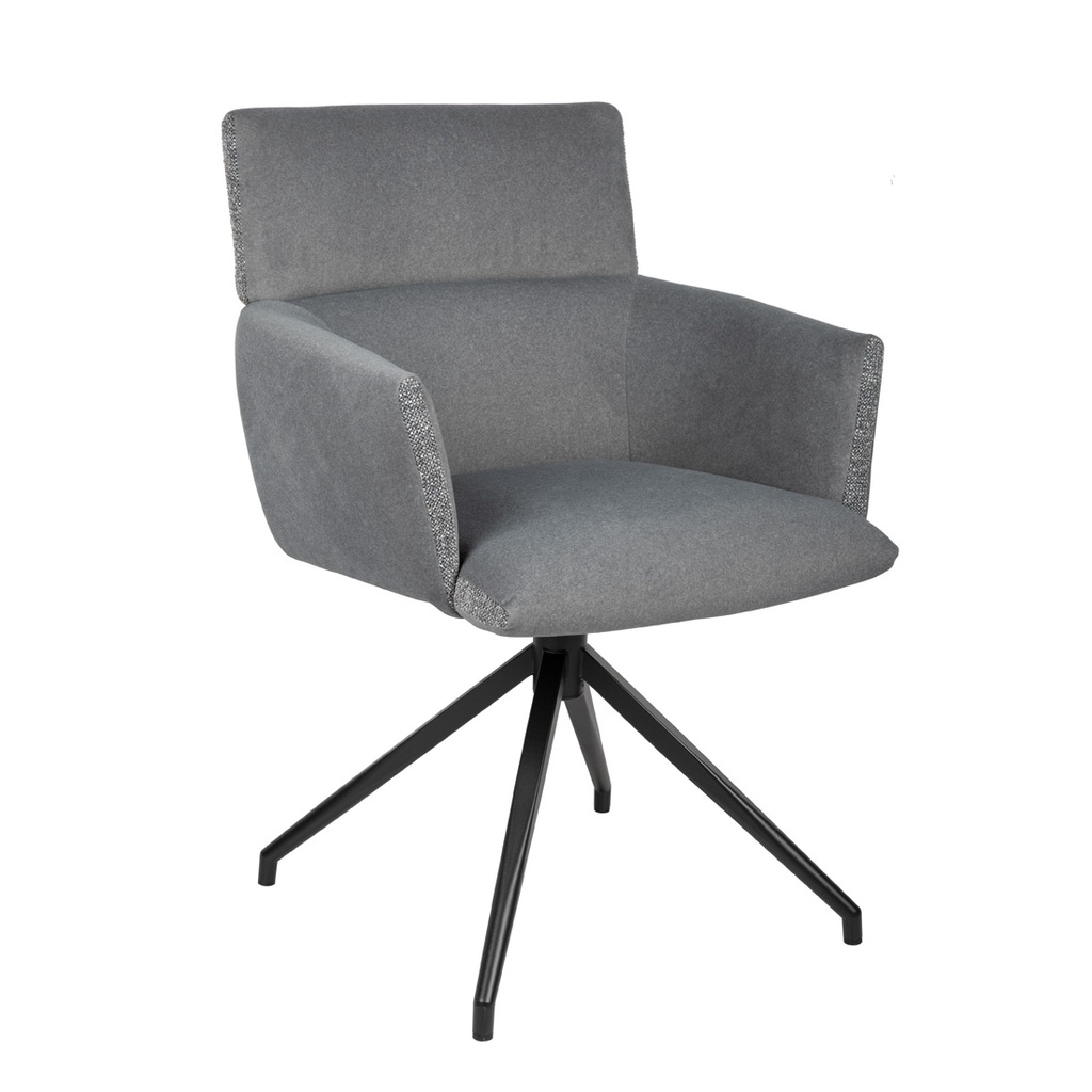 [KELLAN-SWIVEL-BASE-CHAIR-SHADOW-MATT-BLACK-CH-KEL-SWV-MATT-BLACK] Kellan Swivel Base Chair - Shadow - Matt Black