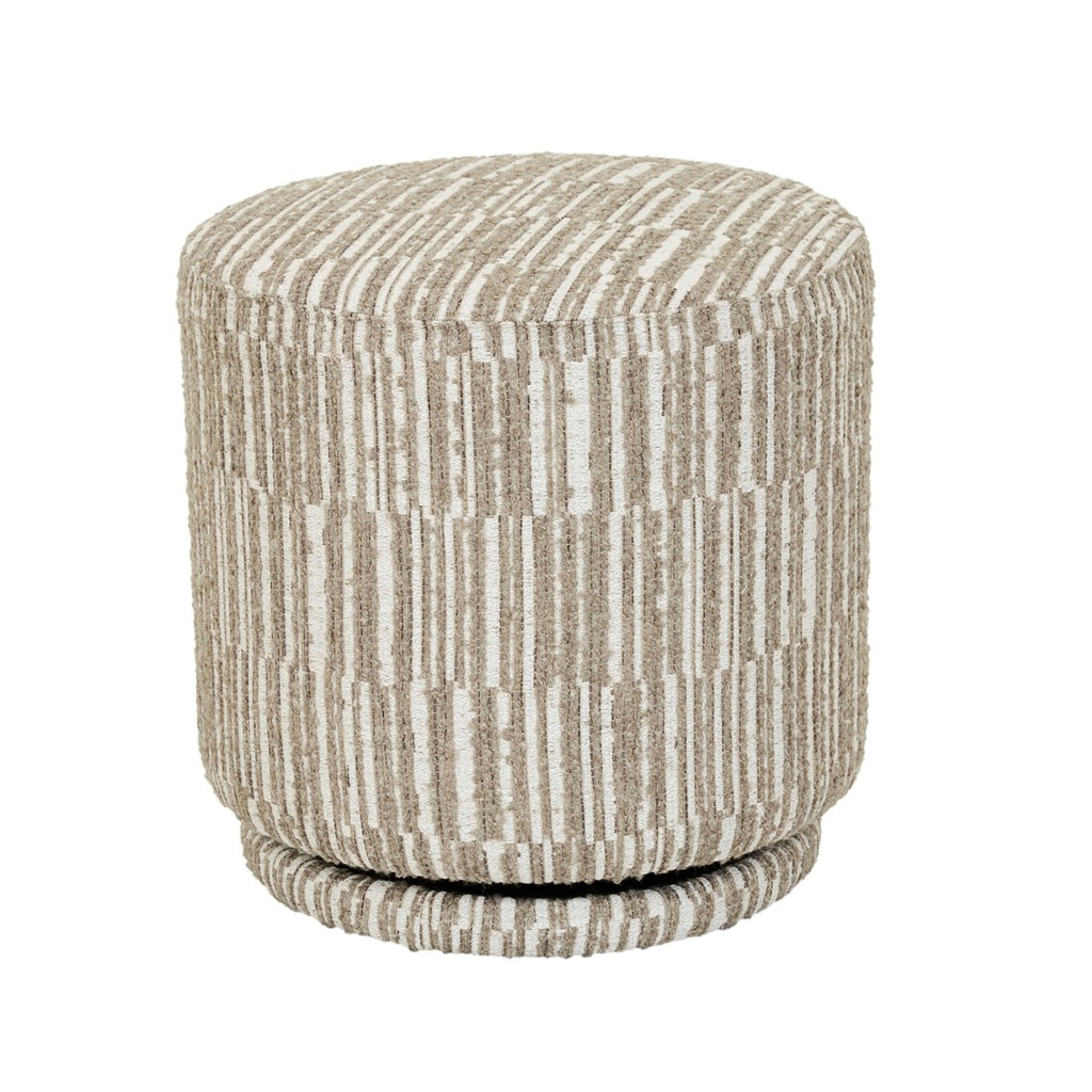 [KENNEDY-RIDGE-OTTOMAN-MUSHROOM-WEAVE-OTT-KEN-RID] Kennedy Ridge Ottoman - Mushroom Weave