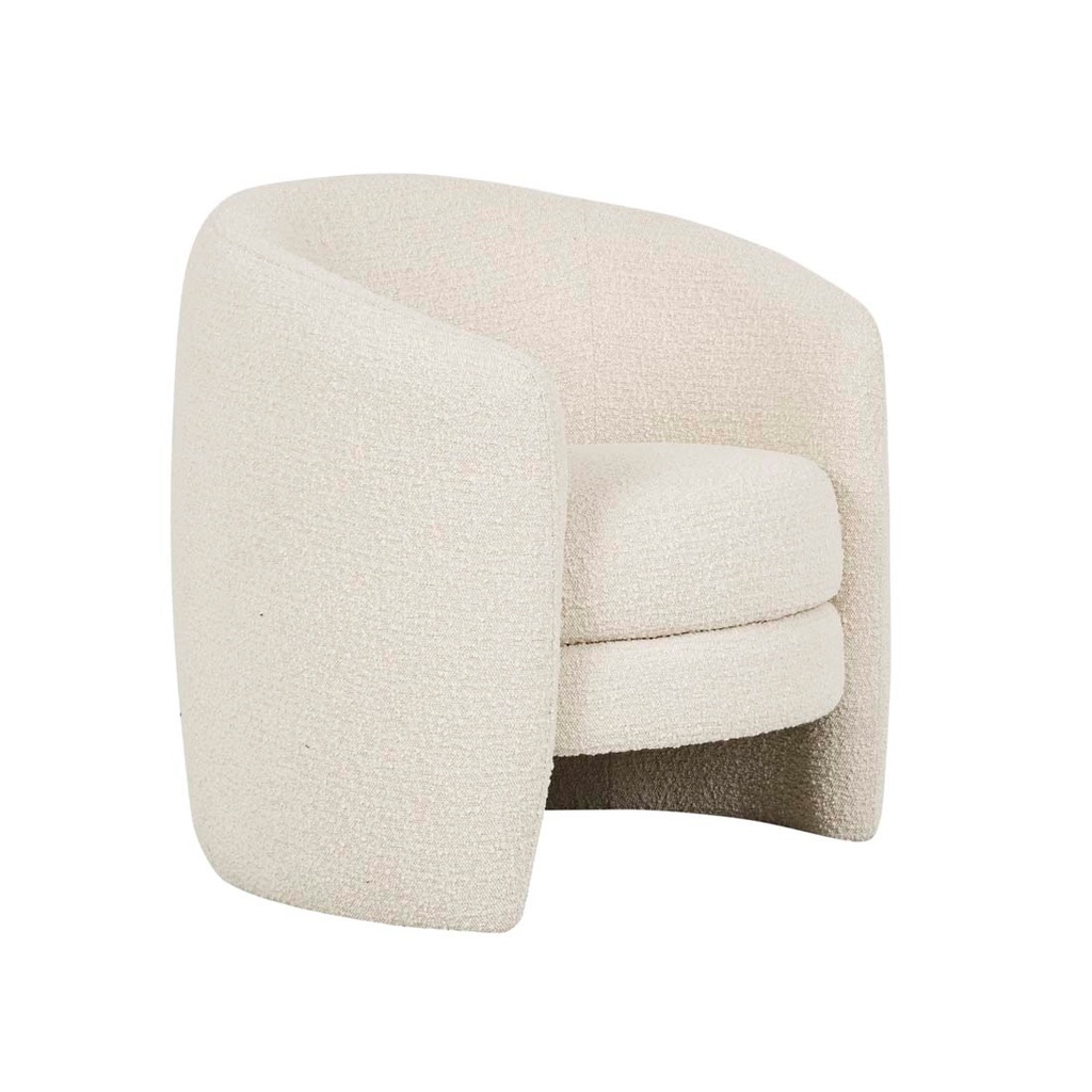 [KENNEDY-TENNER-OCCASIONAL-CHAIR-BEIGE-BOUCLE-CH-KEN-TEN-OCC] Kennedy Tenner Occasional Chair - Beige Boucle