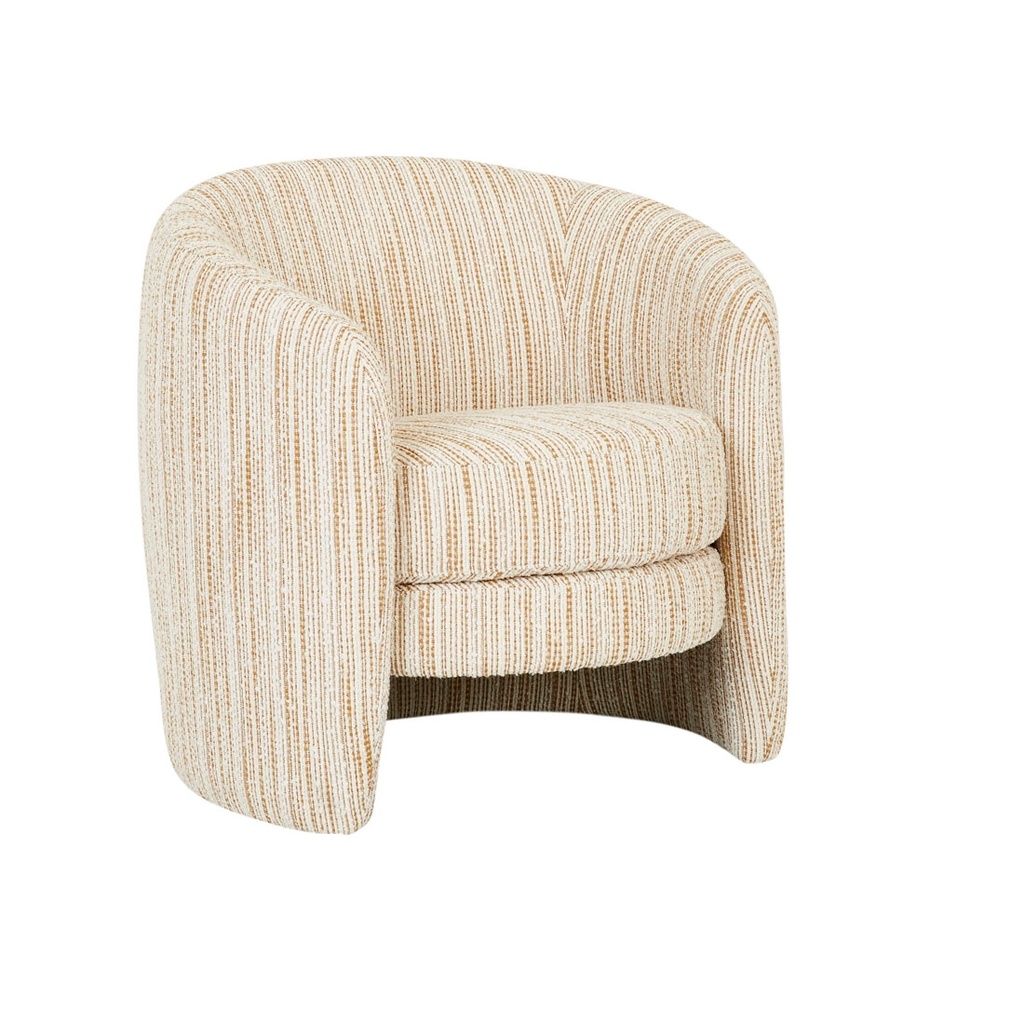 [KENNEDY-TENNER-OCCASIONAL-CHAIR-GINGER-WEAVE-CH-KEN-TEN-OCC] Kennedy Tenner Occasional Chair - Ginger Weave