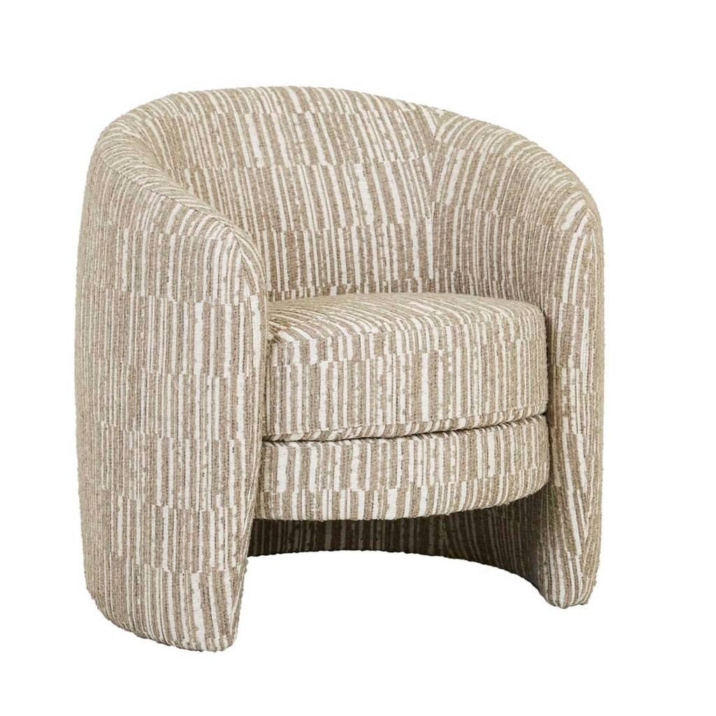 [KENNEDY-TENNER-OCCASIONAL-CHAIR-MUSHROOM-WEAVE-CH-KEN-TEN-OCC] Kennedy Tenner Occasional Chair - Mushroom Weave