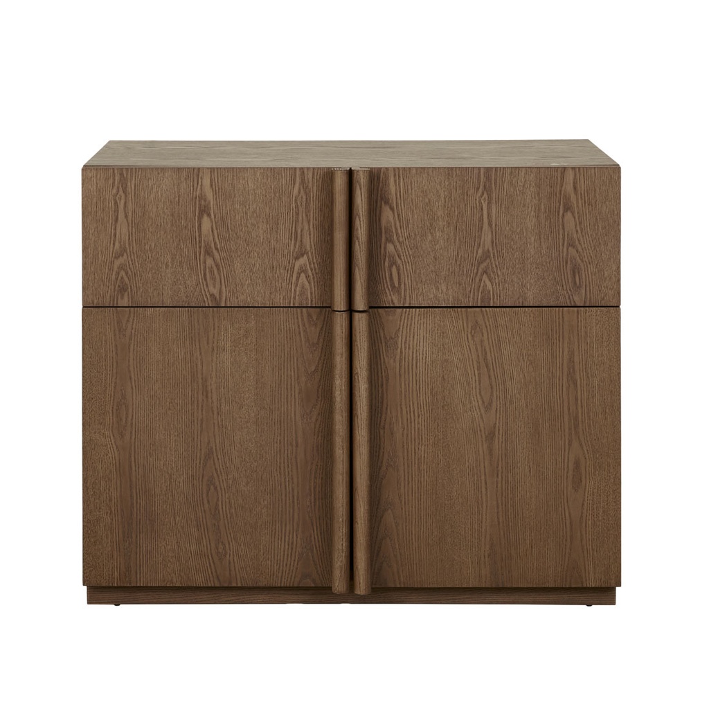 [KIN-1-DRAWER-2-DOOR-BUFFET-SMOKED-ASH-BUF-KIN-1DW2DR] Kin 1 Drawer 2 Door Buffet - Smoked Ash