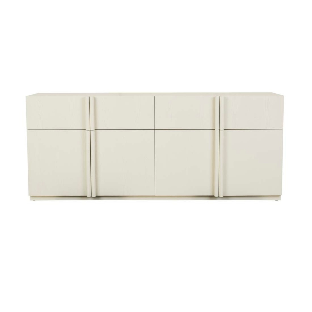 [KIN-2-DRAWER-4-DOOR-BUFFET-NATURAL-ASH-SHELL-BUF-KIN-2DW4DR] Kin 2 Drawer 4 Door Buffet - Shell