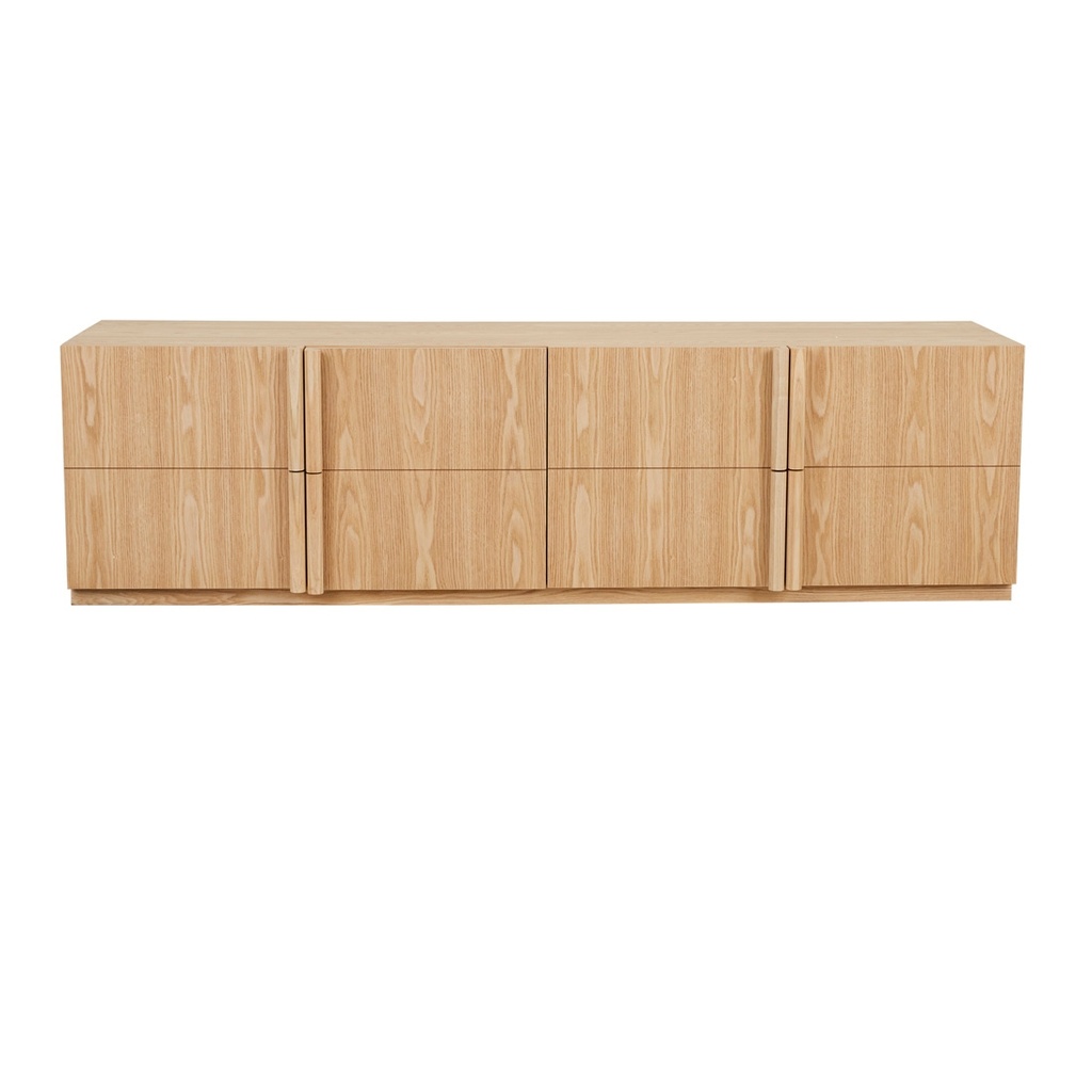 [KIN-4-DOOR-ENTERTAINMENT-UNIT-NATURAL-ASH-TV-KIN-4DR] Kin 4 Door Entertainment Unit - Natural Ash