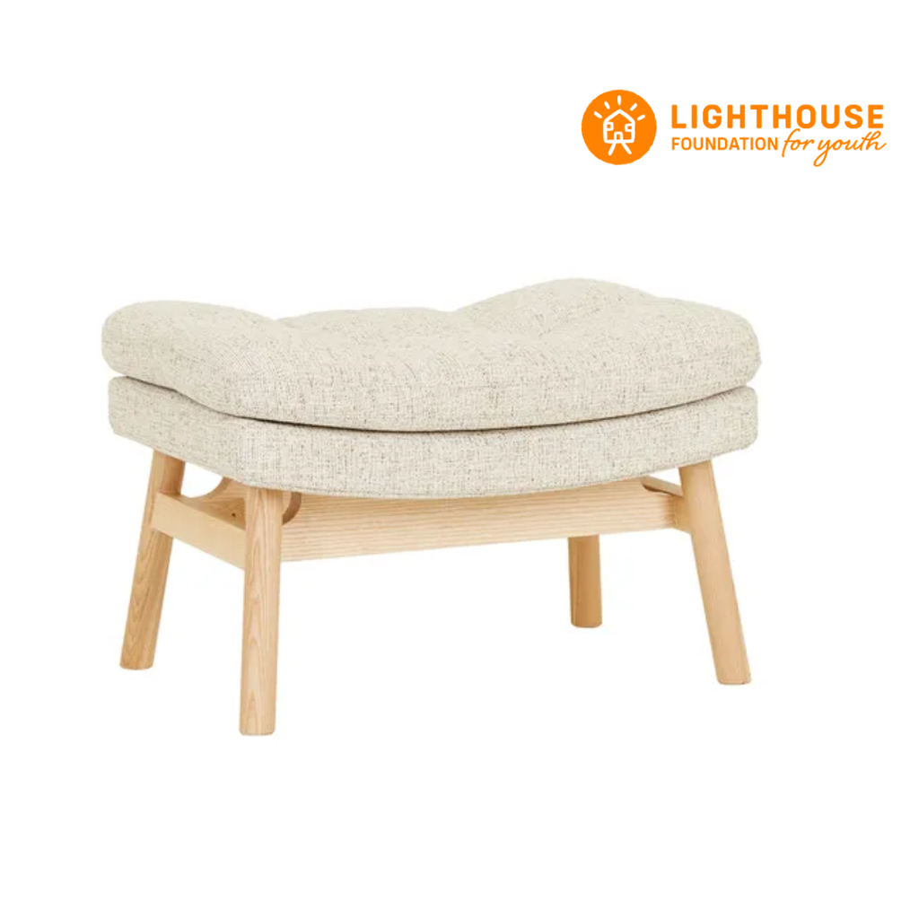 [KIP-OTTOMAN-WHITE-BARK-NATURAL-ASH-CH-KIP-OCC-OTT-NATURAL-ASH] Kip Ottoman - White Bark - Natural Ash