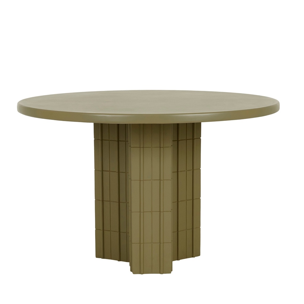 [LAGOS-ROUND-DINING-TABLE-CYPRESS-DT-LAGOS-RND-X] Lagos Round Dining Table - Cypress
