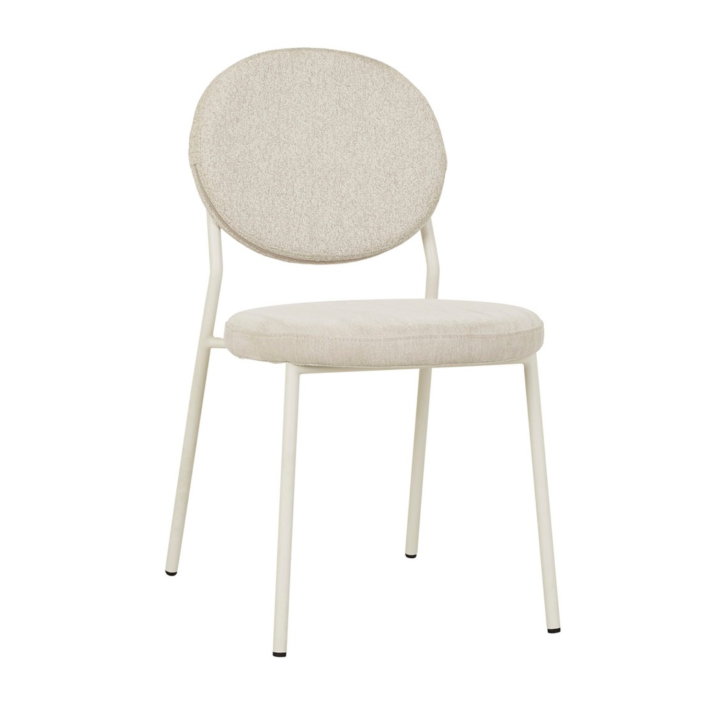 [LAYLAH-LOOP-DINING-CHAIR-WHEAT-ALMOND-MILK-CH-LAY-ALMOND-MILK] Laylah Loop Dining Chair - Wheat - Almond Milk