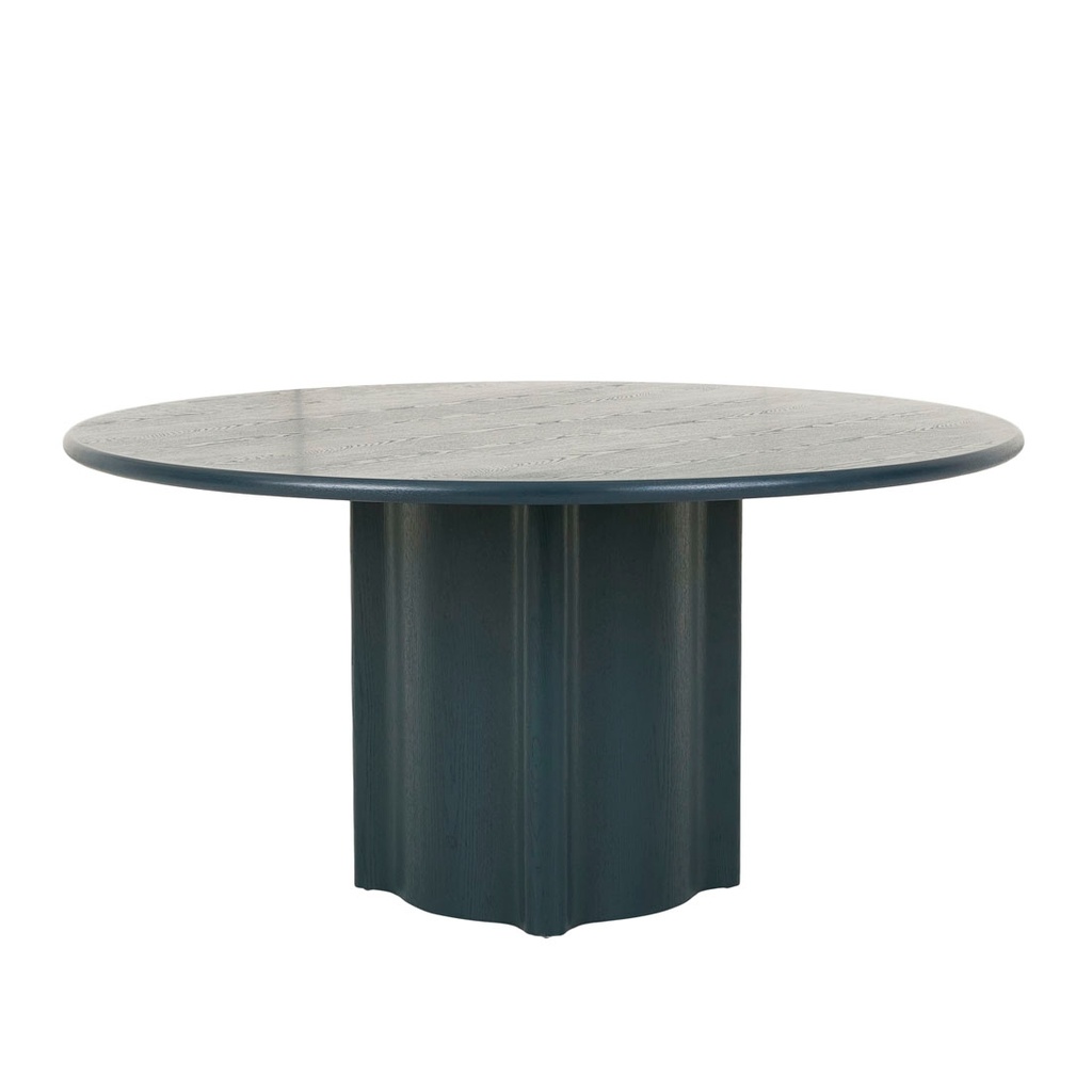 [LEON-ROUND-DINING-TABLE-TEAL-DT-LEON-RD-X] Leon Round Dining Table - Teal