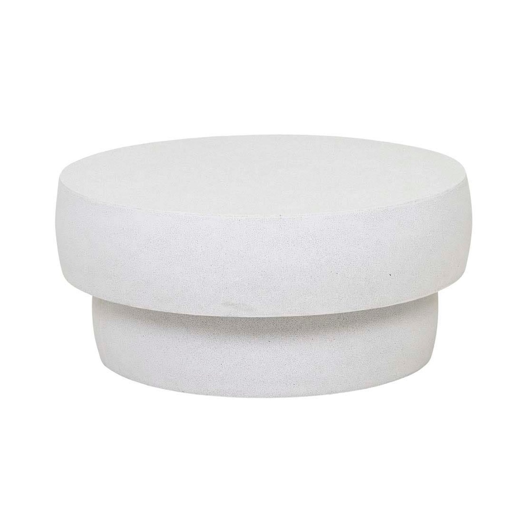 [LIVORNO-BOULDER-COFFEE-TABLE-NEW-WHITE-SPECKLE-CT-LIV-BOU] Livorno Boulder Coffee Table - New White Speckle