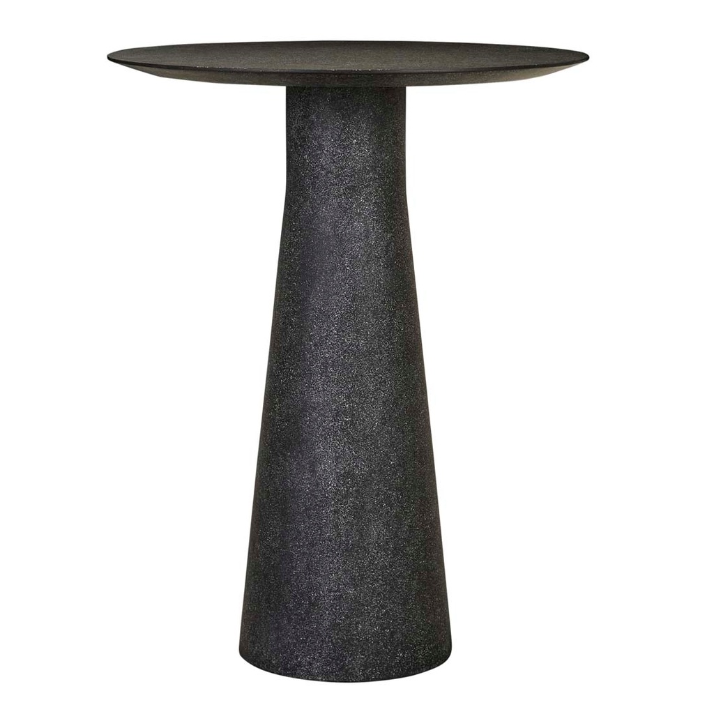 [LIVORNO-CAFE-BAR-TABLE-BLACK-SPECKLE-BT-LIV-CAF] Livorno Cafe Bar Table - Black Speckle