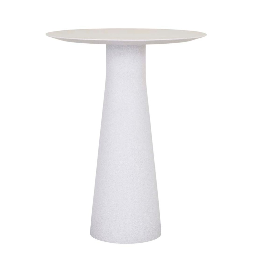 [LIVORNO-CAFE-BAR-TABLE-WHITE-SPECKLE-BT-LIV-CAF] Livorno Cafe Bar Table - White Speckle