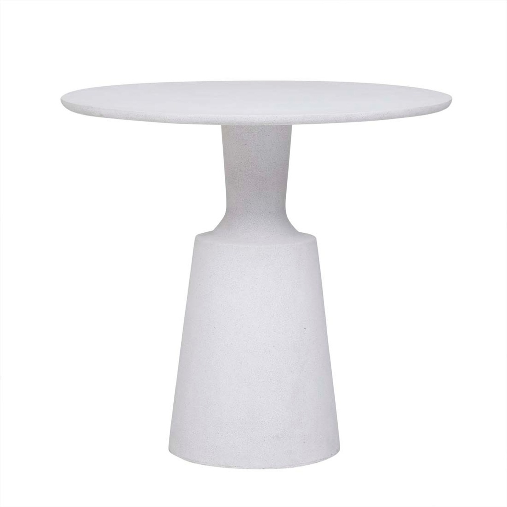 [LIVORNO-CAFE-TABLE-WHITE-SPECKLE-DT-LIV-CAF-2S] Livorno Café Table - White Speckle