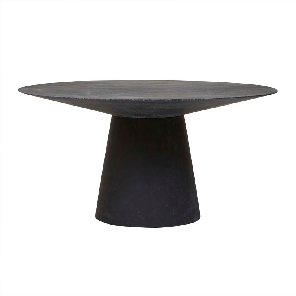 [LIVORNO-ROUND-DINING-TABLES-BLACK-SPECKLE-DT-LIV-RND-X] Livorno Round Dining Tables - Black Speckle