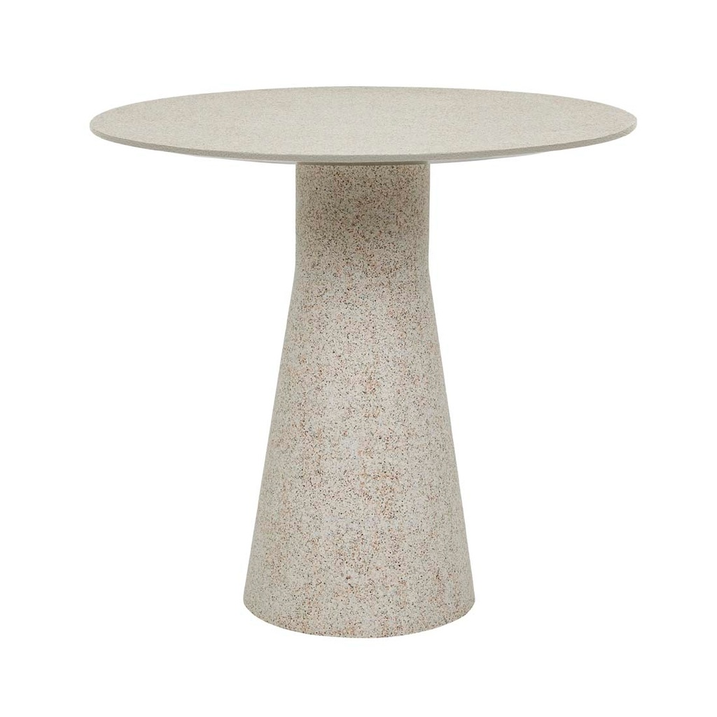 [LIVORNO-TAPERED-CAFE-TABLE-WARM-SAND-DT-LIV-CAF-TAP-X] Livorno Tapered Cafe Table - Warm Sand