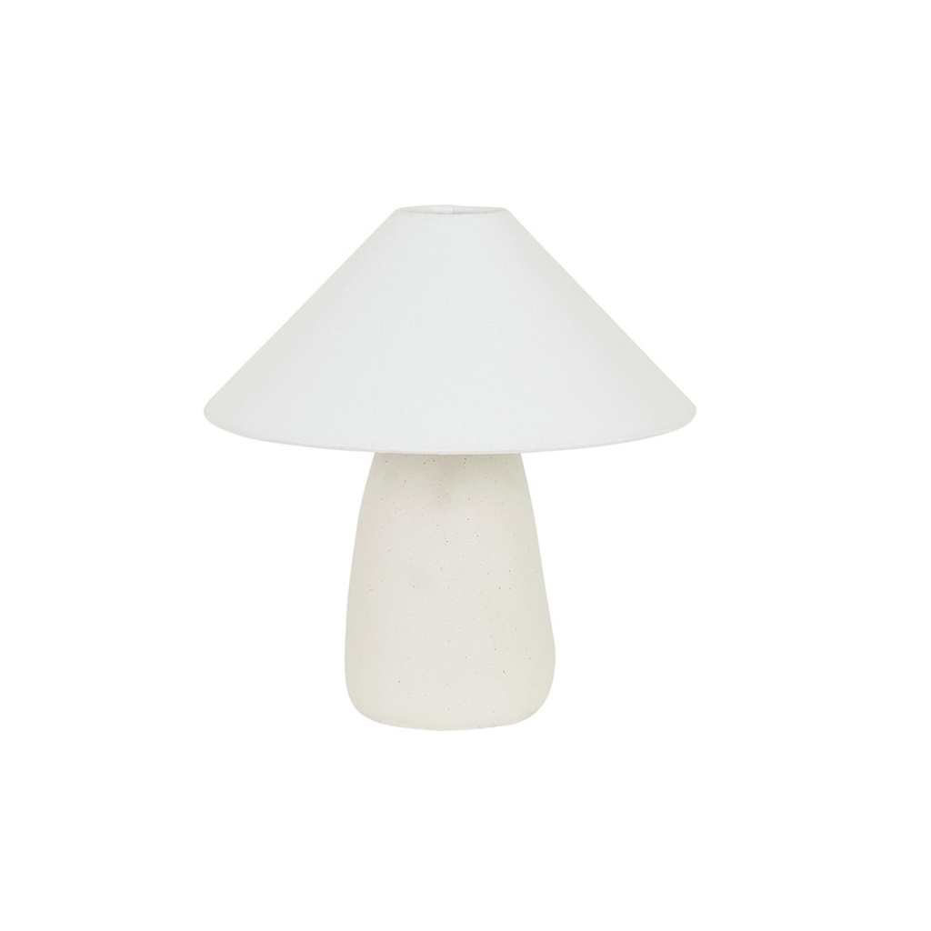 [LORNE-PEBBLE-SMALL-TABLE-LAMP-WHITE-SAND-IVORY-LAMP-LORNE-PEB-TBL-SM-IVORY] Lorne Pebble Small Table Lamp - White Sand - Ivory