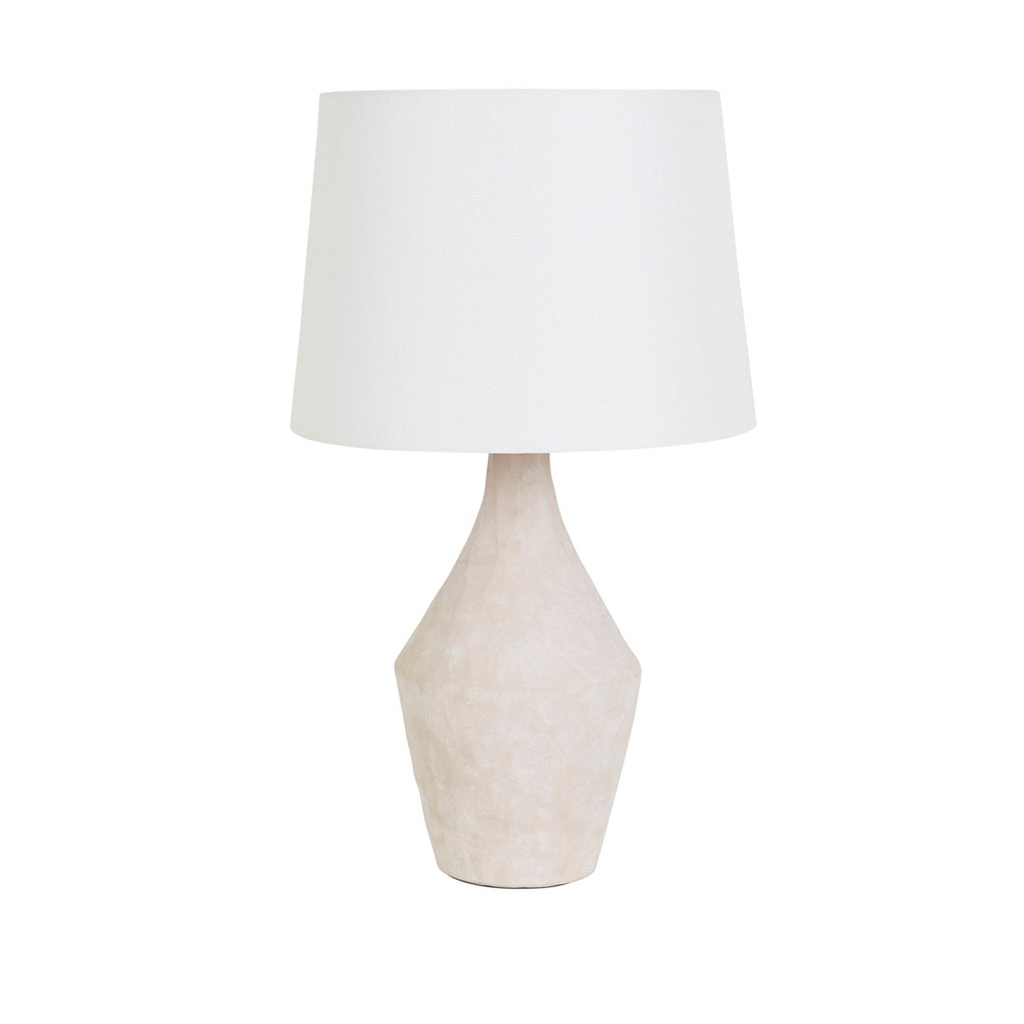 [LORNE-SHORE-TABLE-LAMP-SANDY-CHALK-IVORY-LAMP-LORNE-SHOR-TBL-IVORY] Lorne Shore Table Lamp - Sandy Chalk - Ivory