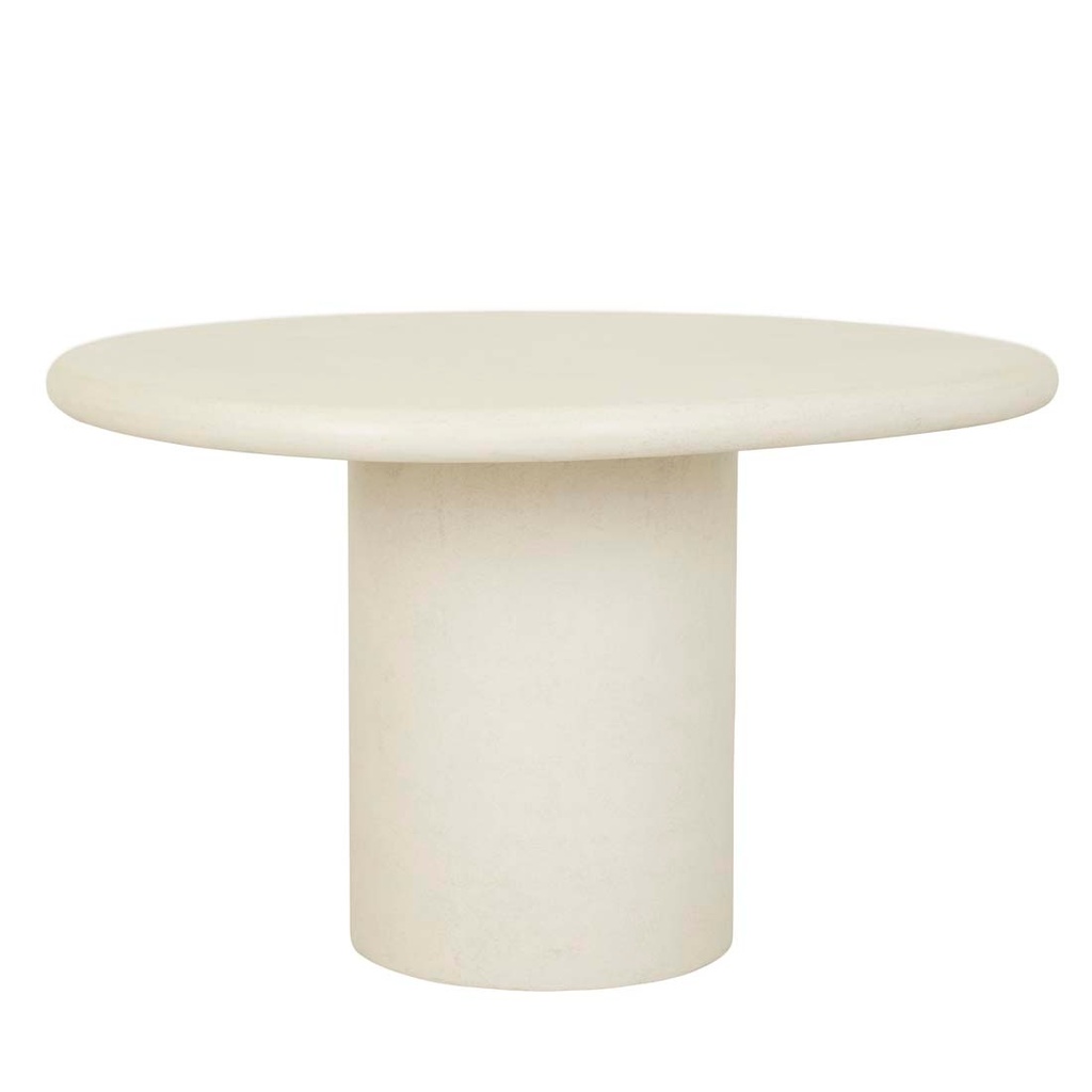 [LUCIA-CURVE-DINING-TABLE-SAND-DUNE-DT-LUCIA-CRV-X] Lucia Curve Dining Table - Sand Dune