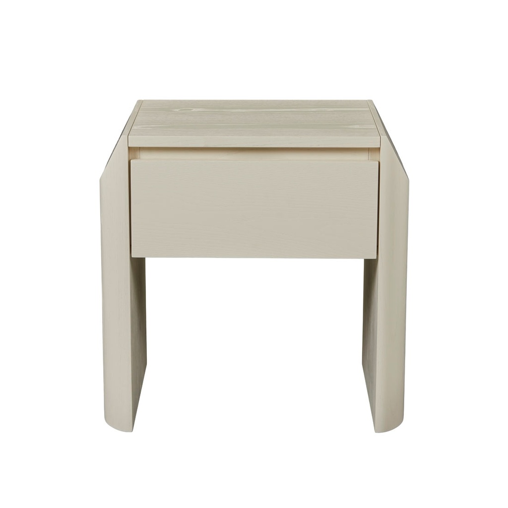 [LUNA-BEDSIDE-SHELL-SIDE-LUNA-X] Luna Bedside - Shell