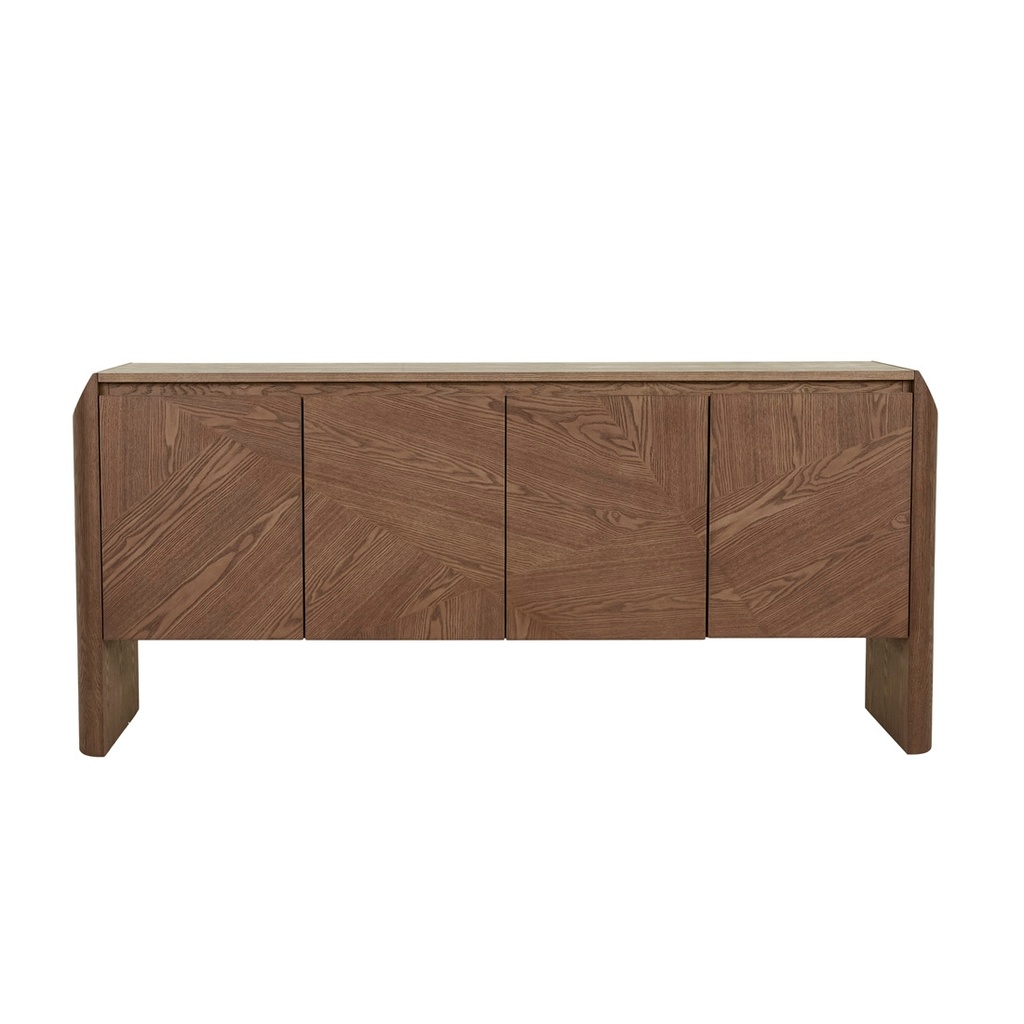 [LUNA-BUFFET-SMOKED-ASH-PARQUETRY-BUF-LUNA-X] Luna Buffet - Smoked Ash Parquetry