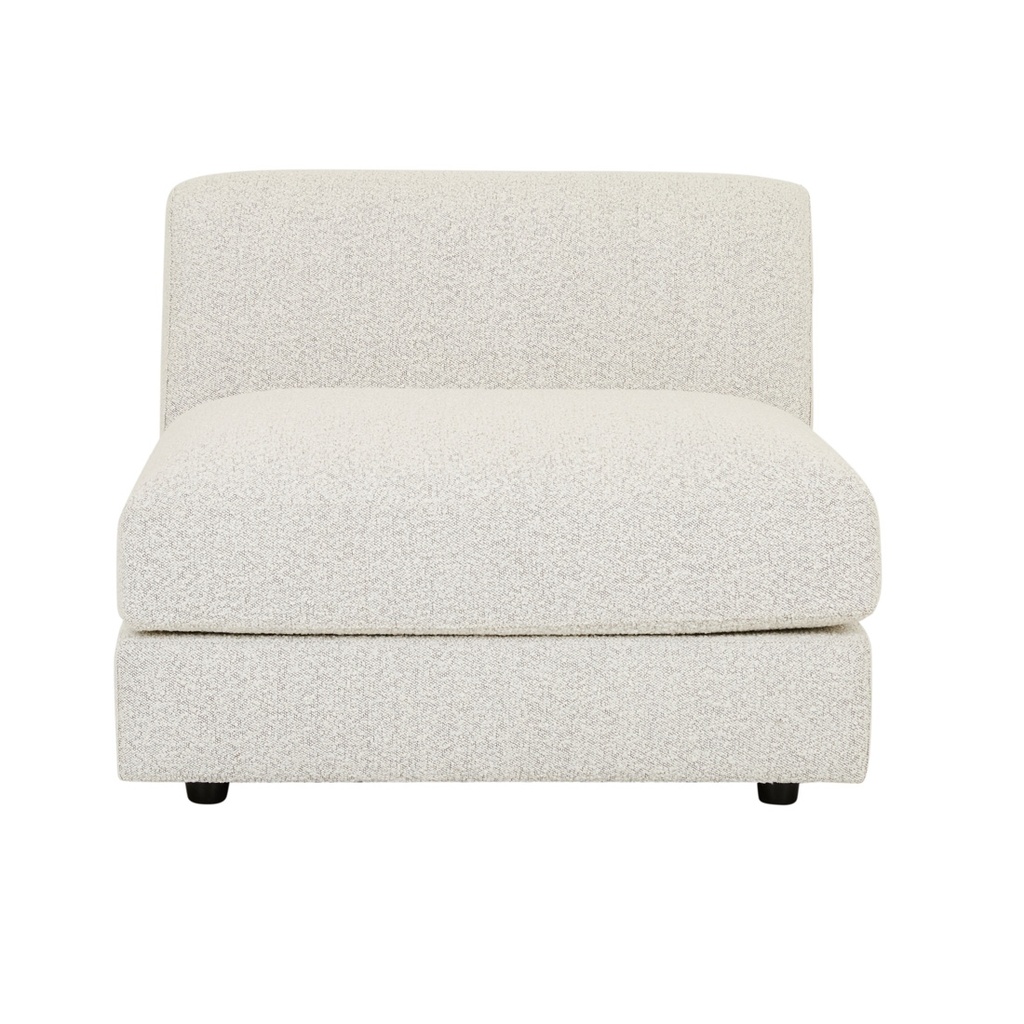 [MADRID-CURVE-1-SEATER-CENTRE-SOFA-GREY-SPECKLE-BOUCLE-SOF-MAD-CRV1S-CTR-GYSBC] Madrid Curve 1 Seater Centre Sofa - Grey Speckle Boucle